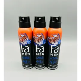 Fa Dark Passion Deodorant Spray 3 x 150 ml