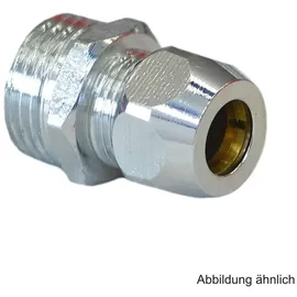 OEG Gerade-Quetschverschraubung, eins. QV 3/8" x 8 mm, verchromt