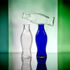 Serax Glas kobaltblau, Designer Paola Navone, 10.5x29x7.5 cm