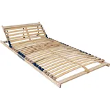 Boxxx Lattenrost, Holz, Birke, Schichtholz, 3-Zonen, 100x200 cm, Federleisten mit Duokappen, Mittelgurt, verstellbar, alternative Größen erhältlich, Schlafzimmer, Lattenroste, Lattenrost verstellbar