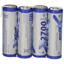 Akkuman 4er Reihe Akkupack 4,8V 2700mAh F1x4 Zelle AA LF Z-Form