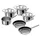 Zwilling Twin Classic Topf-Set 6-tlg. 2 x Kochtopf + 2 x Bratpfanne + Stielkasserolle + Bratentopf