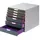 Durable Schubladenbox Varicolor 28 x 29,2 x 35,6 cm 7-tlg. grau/mehrfarbig