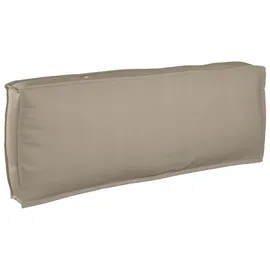 vidaXL Palettenkissen Für Rückenlehne Taupe 120 X 40 X 12 Cm Vidaxl