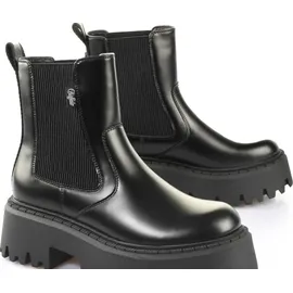 Buffalo Aspen Chelsea - Schwarz Kunstleder Weite: Normal, Schuhgröße 41 : 41 EU