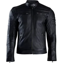 Claw Brad, Lederjacke - Schwarz - S
