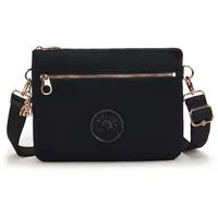 Kipling Charm + Crossbody Bag Black Rose Spice
