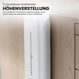 bümö Schreibtisch Eiche beige