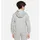 Nike Sportswear Club Fleece Kapuzenjacke Kinder 063 dk grey heather/base grey/white S 128-137 cm
