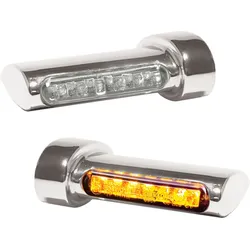 Heinz Bikes Winglets, Blinker - Verchromt