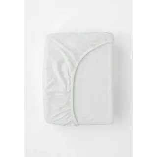 Mela Spannbettlaken Jersey-Baumwolle 140 x 200 - 160 x 200 cm Weiß