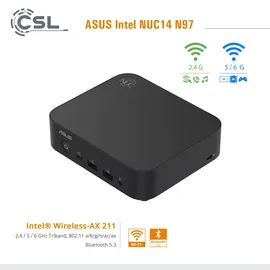 CSL Mini-PC ASUS NUC14 N97 2023 8 GB RAM 4000 GB SSD Intel UHD Graphics Windows 11 Home