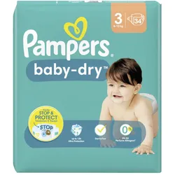 Pampers Baby Dry Midi Windeln Gr.3 6-10kg 34ST