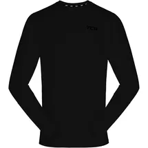 TCA Jungen Element Langarm Rundhalsausschnitt Laufshirt - Schwarz, 8-10 Jahre - 8-10 Jahre
