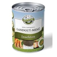 Bellfor Hypoallergenes Hundefutter Nass mit Insekten Getreidefrei - Landgut-Menü Futter 800 g