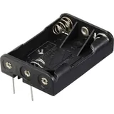 TRU Components TC-13220580 Batteriehalter 3x Micro (AAA) Kontaktpole (L x B x H) 52 x 37 x 13mm