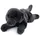 Uni-Toys - Labrador liegend schwarz, Hund Kuscheltier