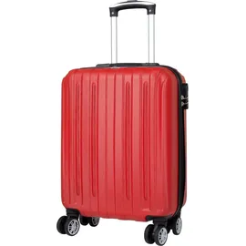 warenhandel könig Borsum 4-Rollen Cabin 55 cm / 38 l rot/gestreift