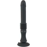 You2Toys Stoßvibrator - intensiver Stimulator, mit Stoßfunktionen und Saugfuß, 7 Vibrationsmodi, schwarz, 488 g