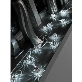 Konstsmide LED Lichterkette Metallbälle 1 m Kaltweiß