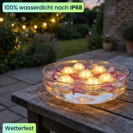 ideoon lights LED-Teelichter 8 St. warmweiß