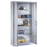 Californian Products CP Stahlschrank 08920-00 S10094 lichtgrau 93,0 x 40,0 x 195,0 cm, aufgebaut