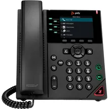 HP Poly VVX 350 6-IP PH PoE-e, Telefon, Schwarz