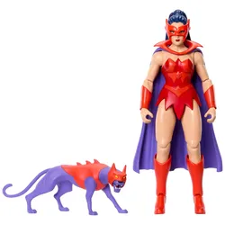Masters of the Universe Origins Catra aus der Cartoon-Kollektion ca. 14 cm großes Actionfigur-Spielzeug, 1980er-TV POP