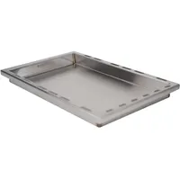 SANTOS Grillpfanne Plancha 28 x 45,1 cm Edelstahl silber