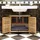 Relaxdays Waschbeckenunterschrank 1 Fach 61 x 66 x 30 cm Natur