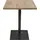 Mendler Bistrotisch HWC-H10 70 x 70 cm Hellbraun