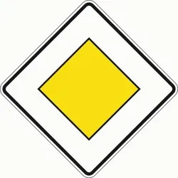 Verkehrszeichen 306 Vorfahrtstraße RA2