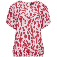 GOLDNER Viskosebluse mit Tulpenärmeln rot 40