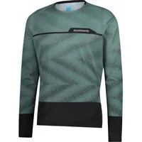 Shimano MYOKO L.S. Long Sleeve Jersey, Green
