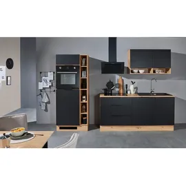 P & B Küchenzeile BASIC Oskar 270 cm schwarz