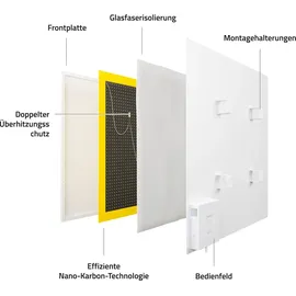Hombli Panel Heater, Heizkörper, Weiss