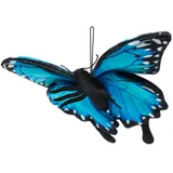 Uni-Toys - Schmetterling blau (mit Schlaufe) - 26 cm (Breite) - Plüsch-Insekt - Plüschtier, Kuscheltier