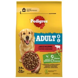 PEDIGREE Adult Trockenfutter Rind und Gemüse 3 x 2,6 kg