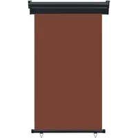 VidaXL Balkon-Seitenmarkise 100 × 250 cm Braun