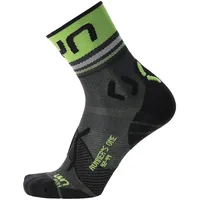 Uyn Runner's One Short Laufsocken Herren grey melange/lime green