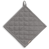 Kela Topflappen Puro Halbleinen 20 x 20 cm grau