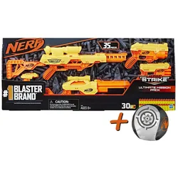 Hasbro E8339 - Nerf - Alpha Strike »Ultimate Mission Pack« + Neopren Wasserspaßball