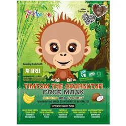 7th Heaven Animal Orangutan Face Maske 27g