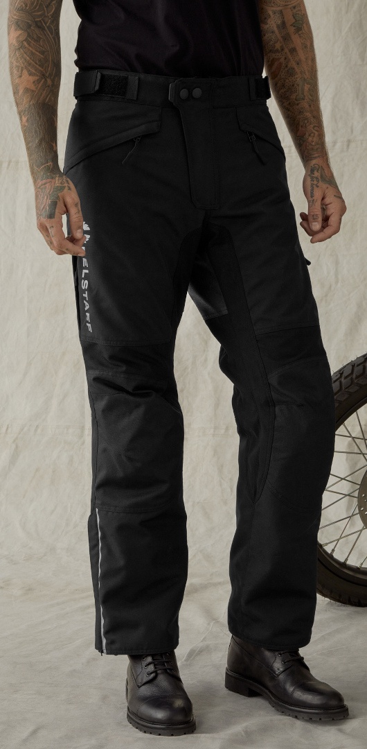 Belstaff Route Motorrad Textilhose, schwarz, Größe 48 für Männer