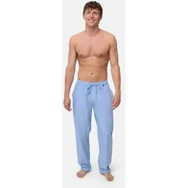 Danish Endurance Pyjamahose Marine-Streifen Blau M