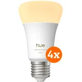 Philips Hue White Ambiance E27 1.100 lm 4er-Pack