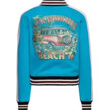 Queen Kerosin California Beachin Übergangsjacke Blau M