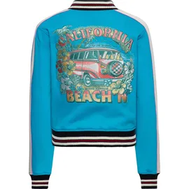 Queen Kerosin California Beachin Übergangsjacke Blau M