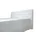 Möbel Kraft Boxspringbett 182 x 116 cm Weiß