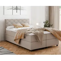 panda möbel Diamaro 140 x 200 cm Dunkelbeige